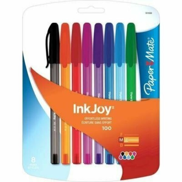 Paper Mate Pm Inkjoy 100st F-Asst Size Papermate Inkjoy 100st F-Asst, 8PK 130788